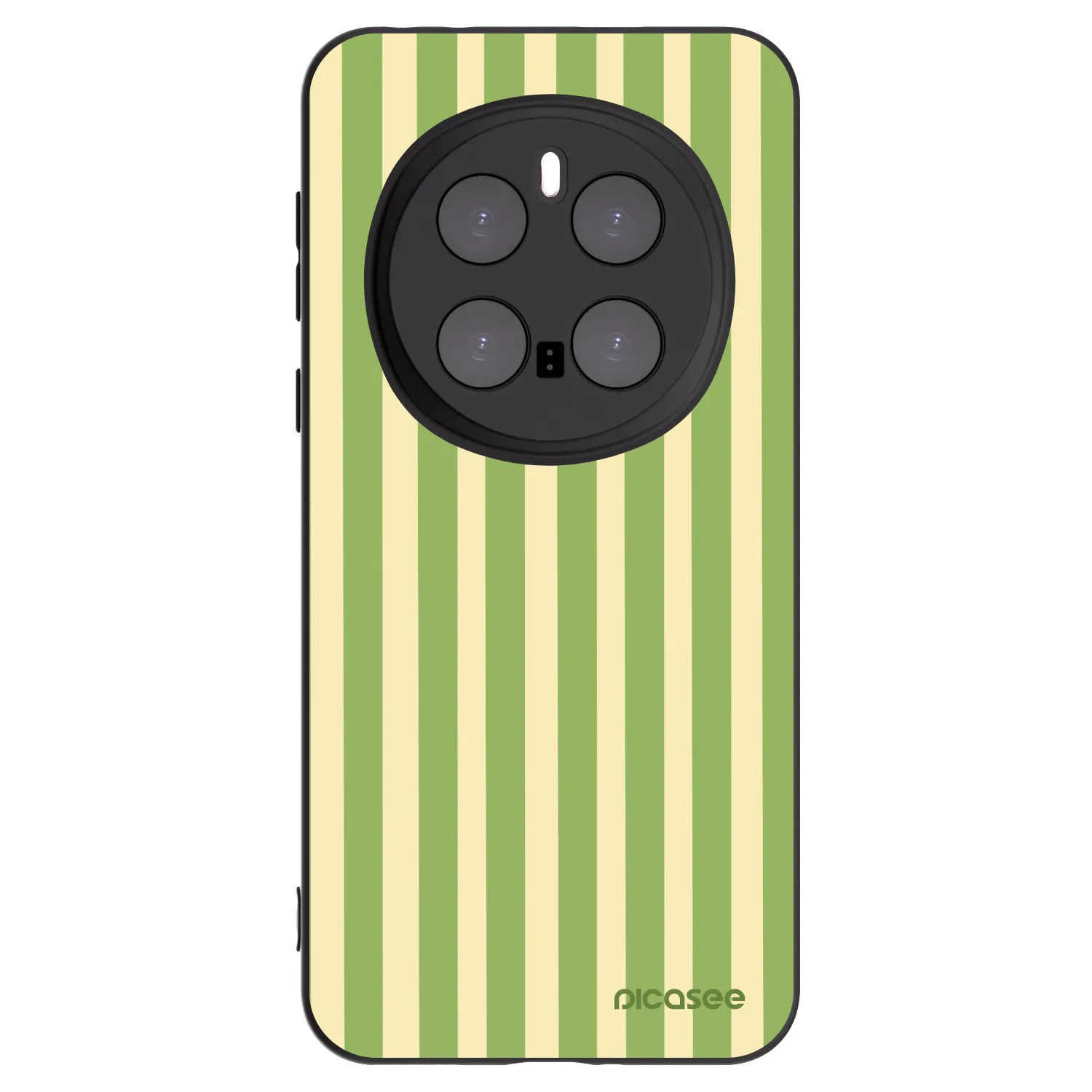 Picasee silikonový černý obal pro Honor Magic7 Pro 5G - Lines Matcha