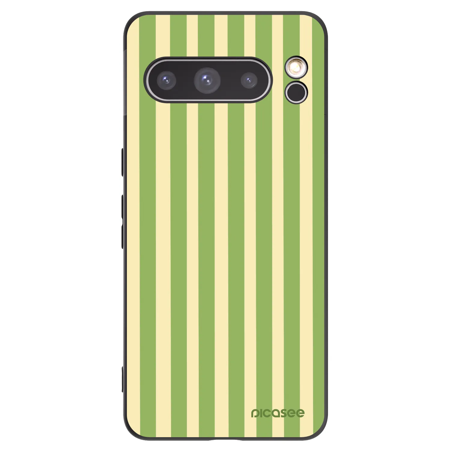Picasee silikonový černý obal pro Google Pixel 8 Pro - Lines Matcha