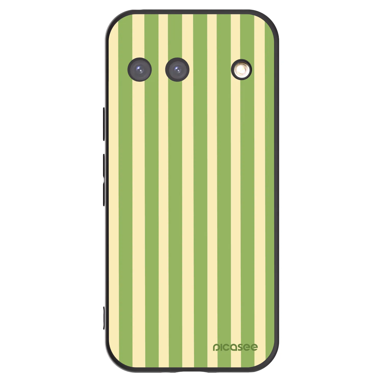 Picasee silikonový černý obal pro Google Pixel 9 - Lines Matcha