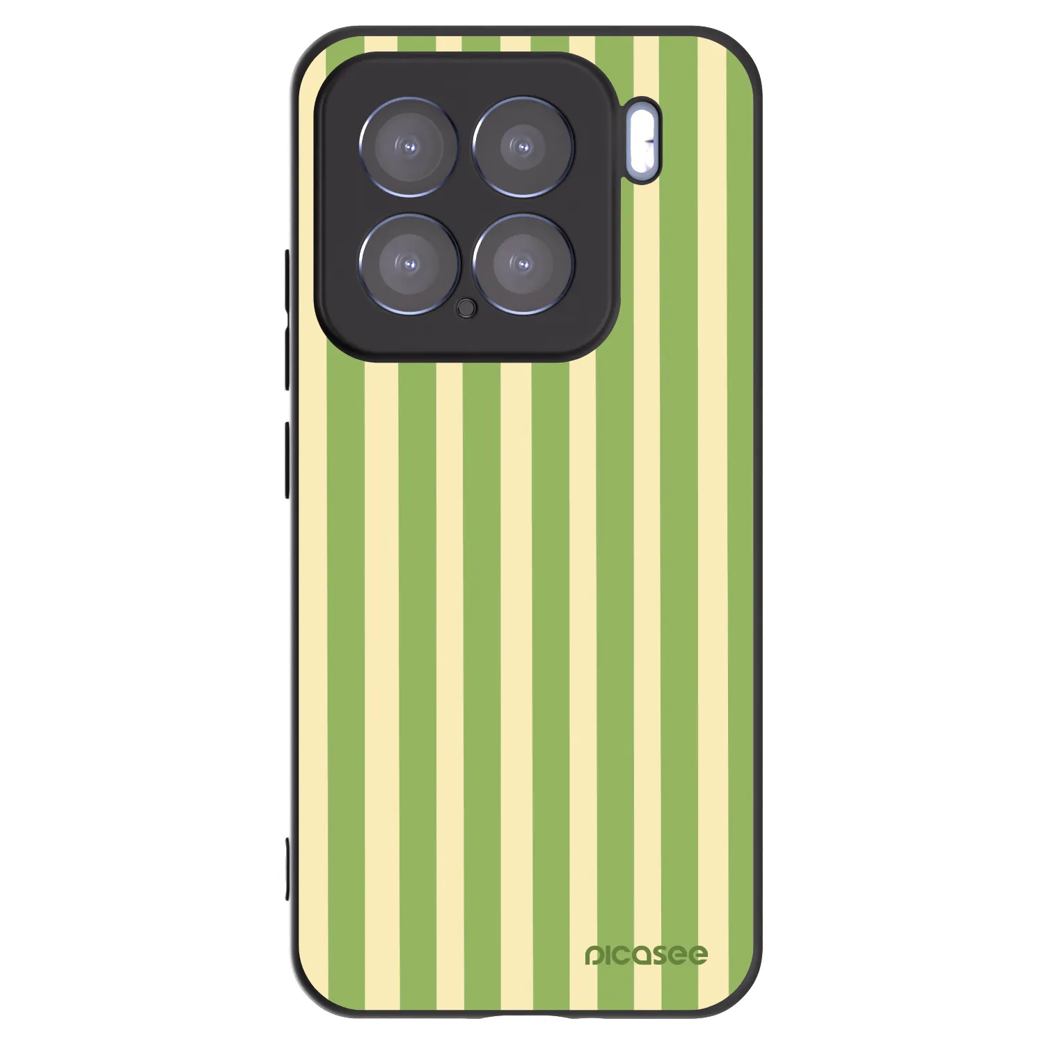Picasee silikonový černý obal pro Xiaomi 15 - Lines Matcha