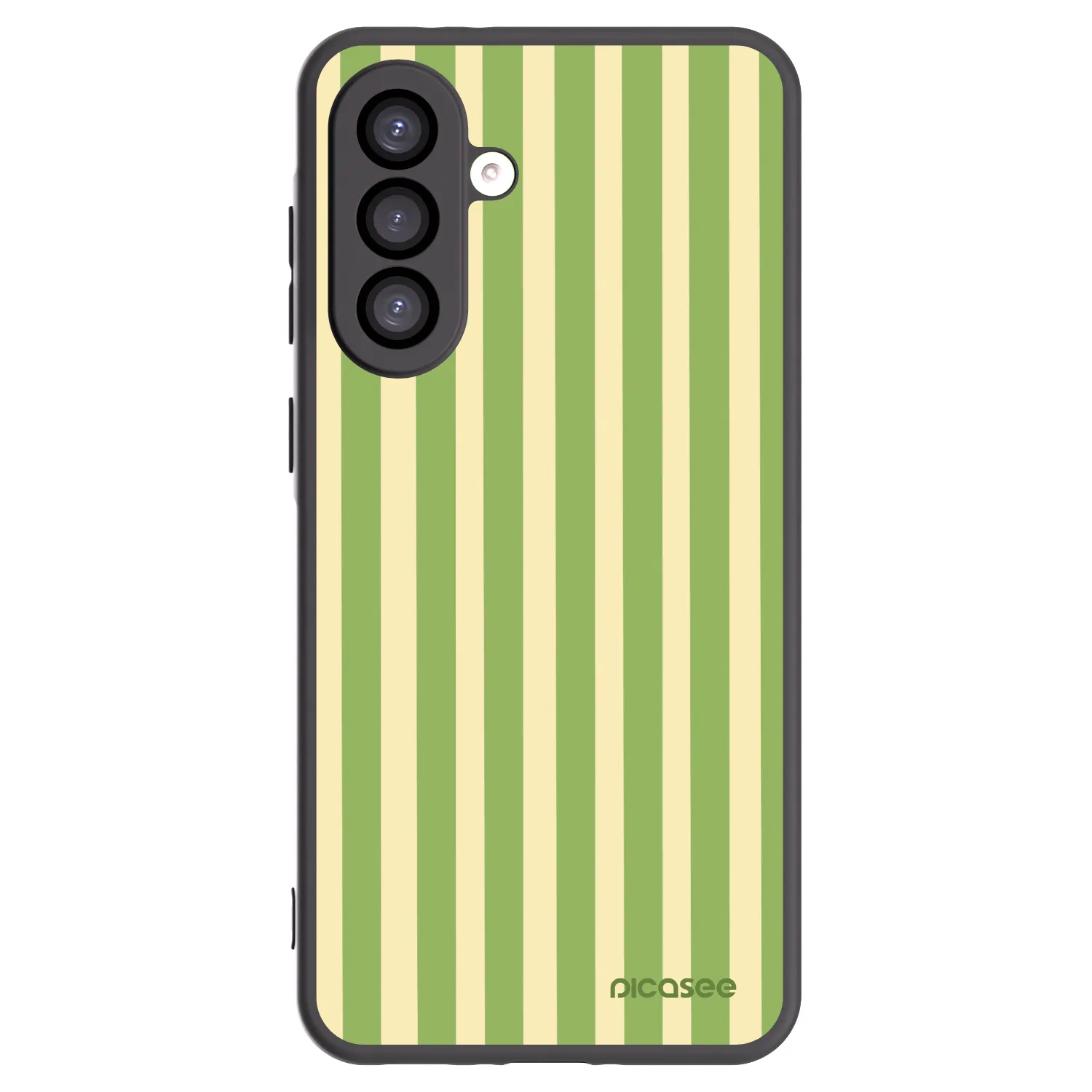 Picasee silikonový černý obal pro Samsung Galaxy A26 5G A266B - Lines Matcha