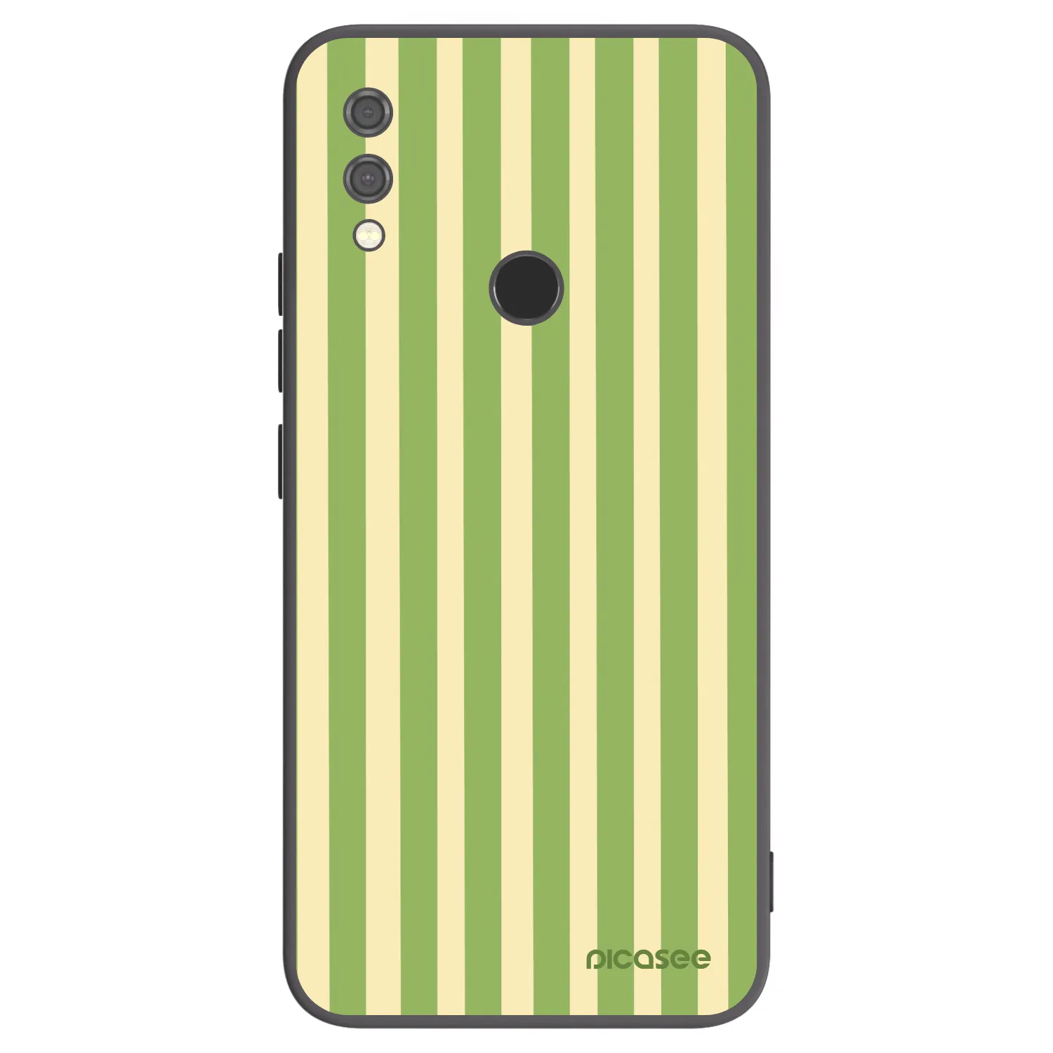 Picasee silikonový černý obal pro Xiaomi Redmi Note 7 - Lines Matcha