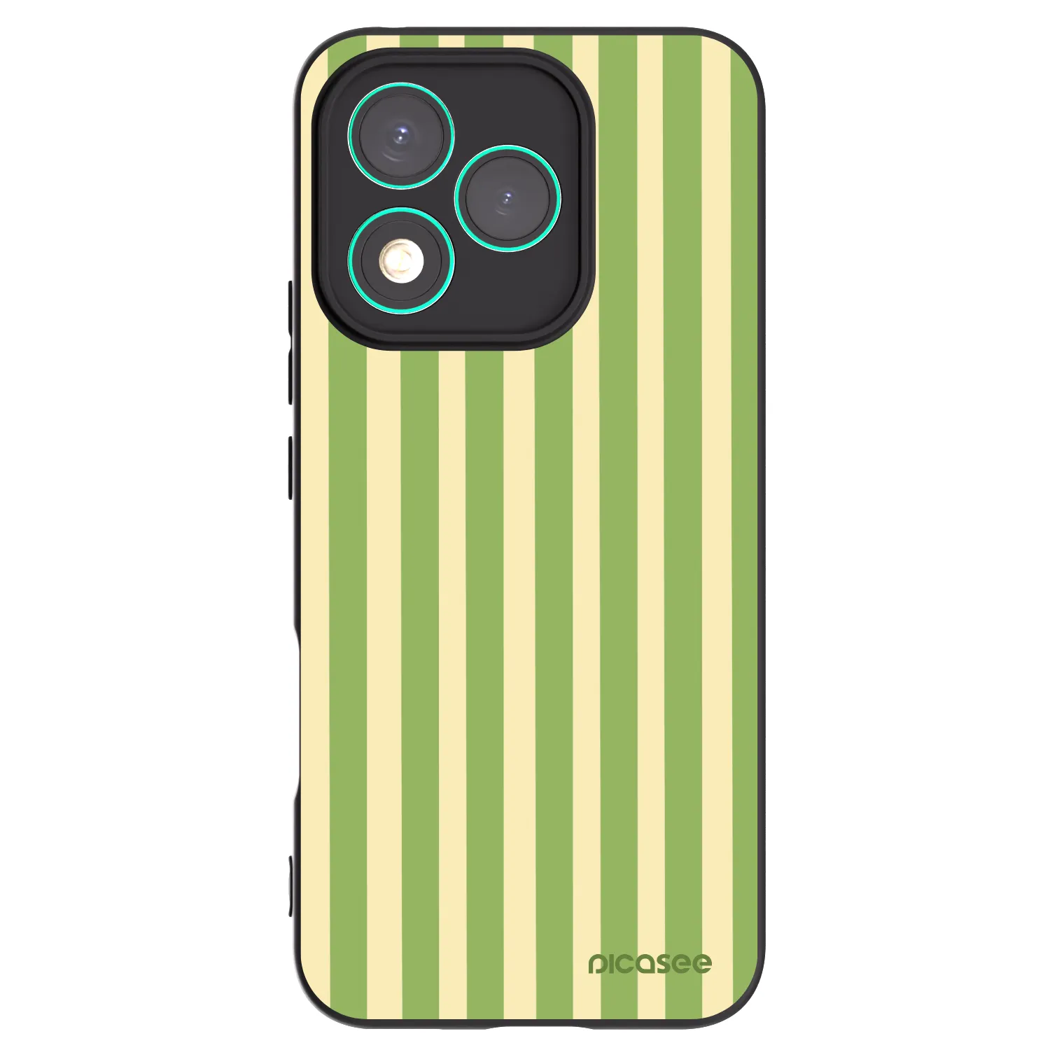 Picasee silikonový černý obal pro Honor 400 Lite 5G - Lines Matcha