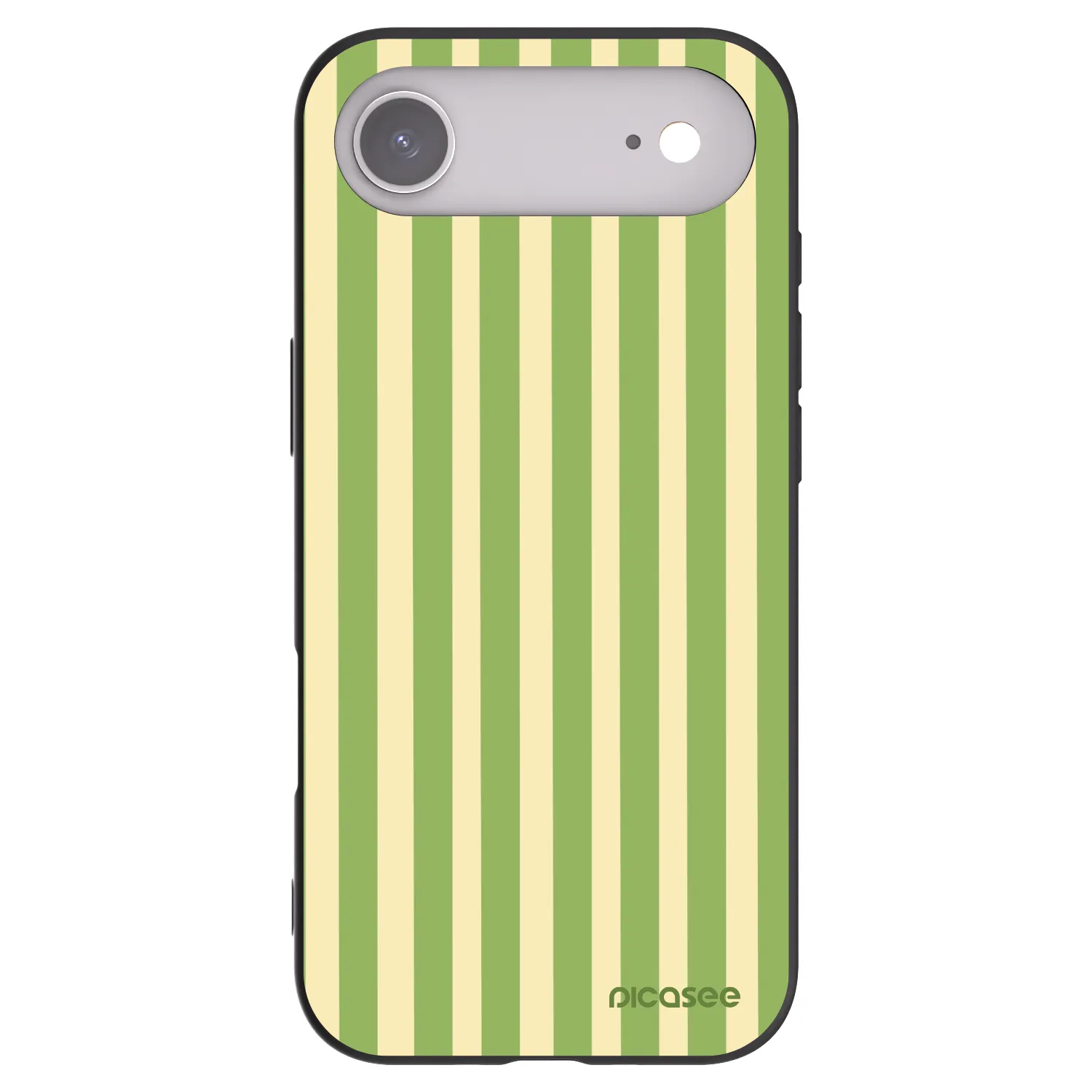 Picasee silikonový černý obal pro Apple iPhone Air - Lines Matcha