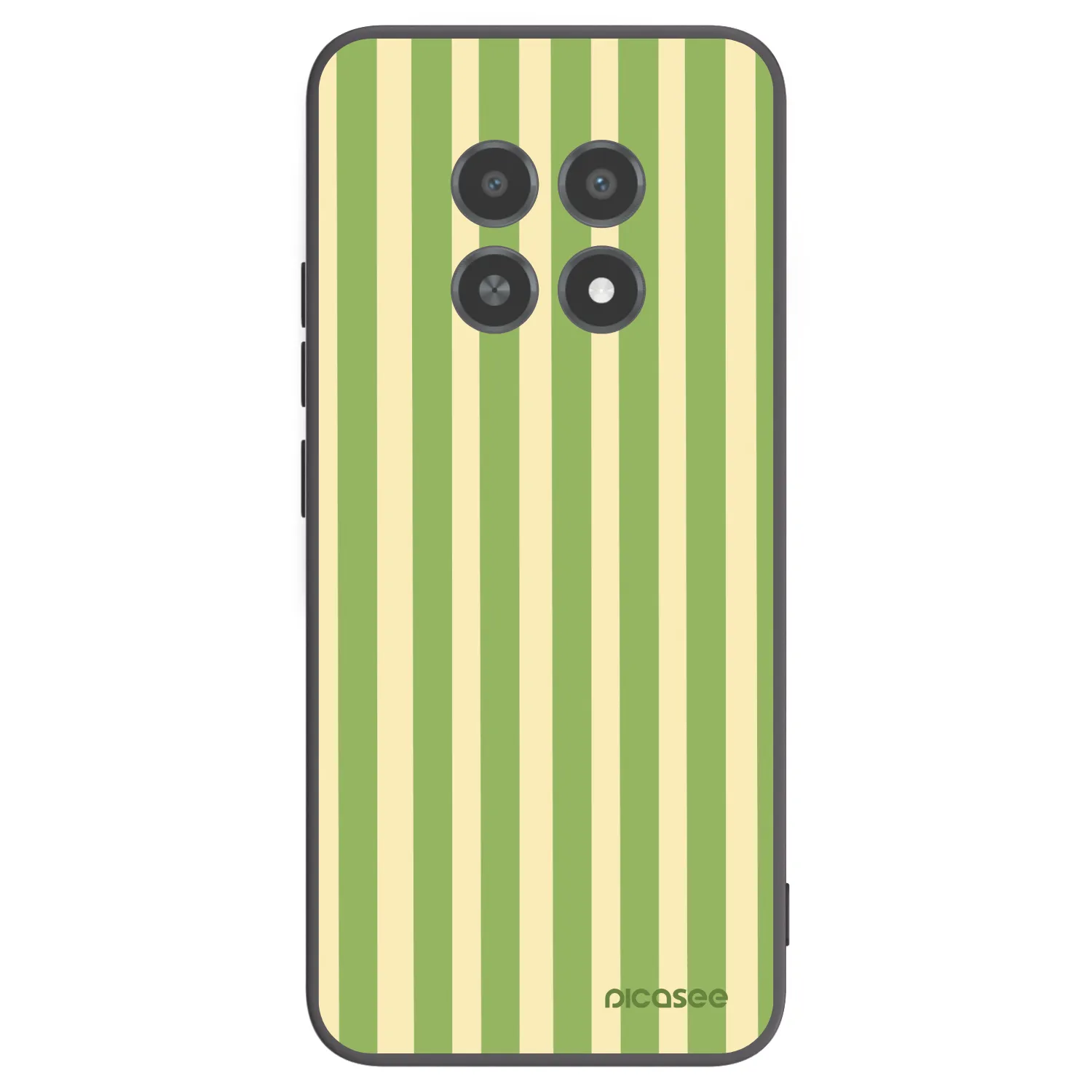 Picasee silikonový černý obal pro Realme 12X - Lines Matcha