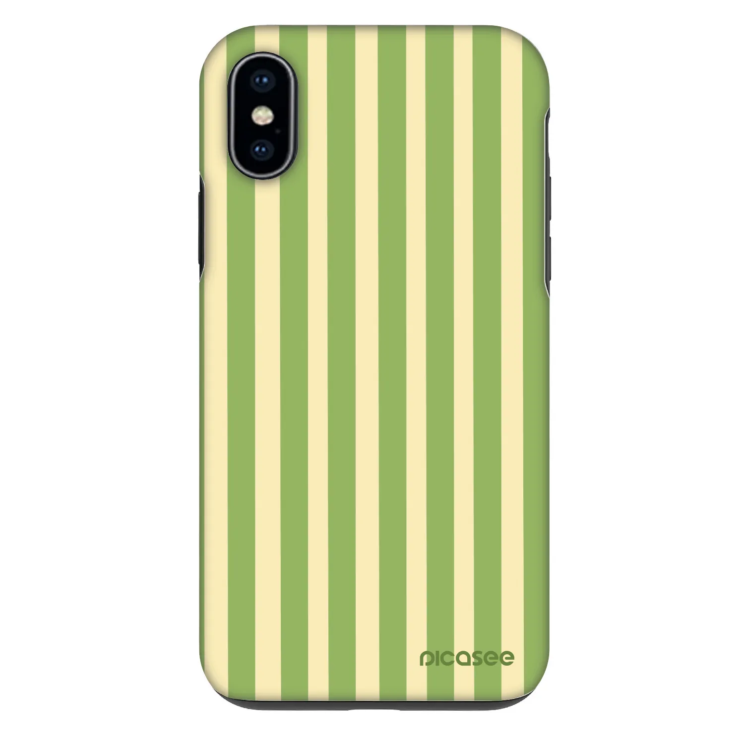 Picasee Fashion Case pro Apple iPhone X/XS - Lines Matcha