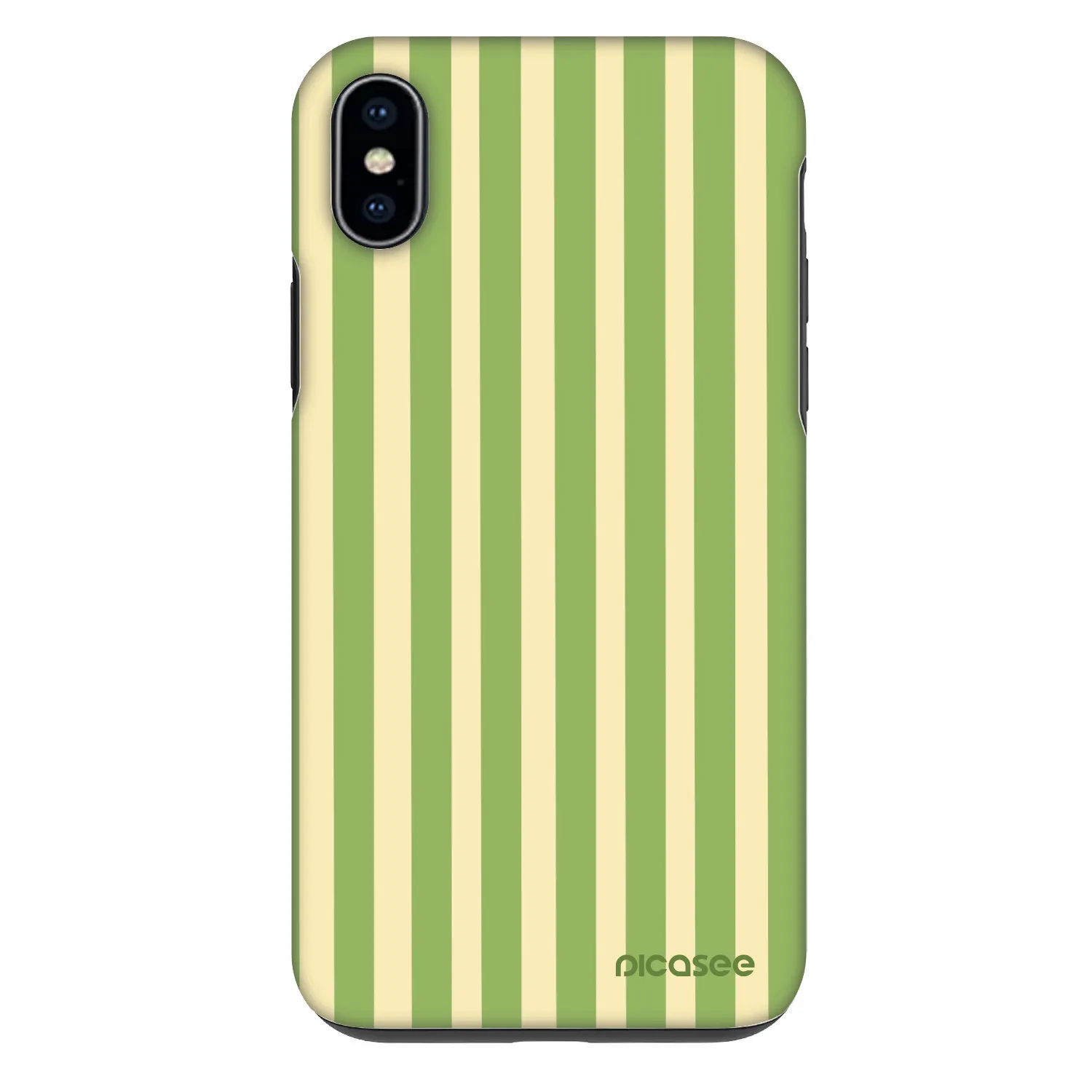 Picasee Fashion Case pro Apple iPhone XS Max - Lines Matcha