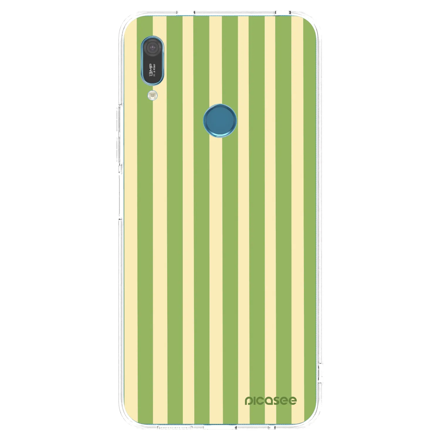 Picasee silikonový průhledný obal pro Huawei Y6 2019 - Lines Matcha