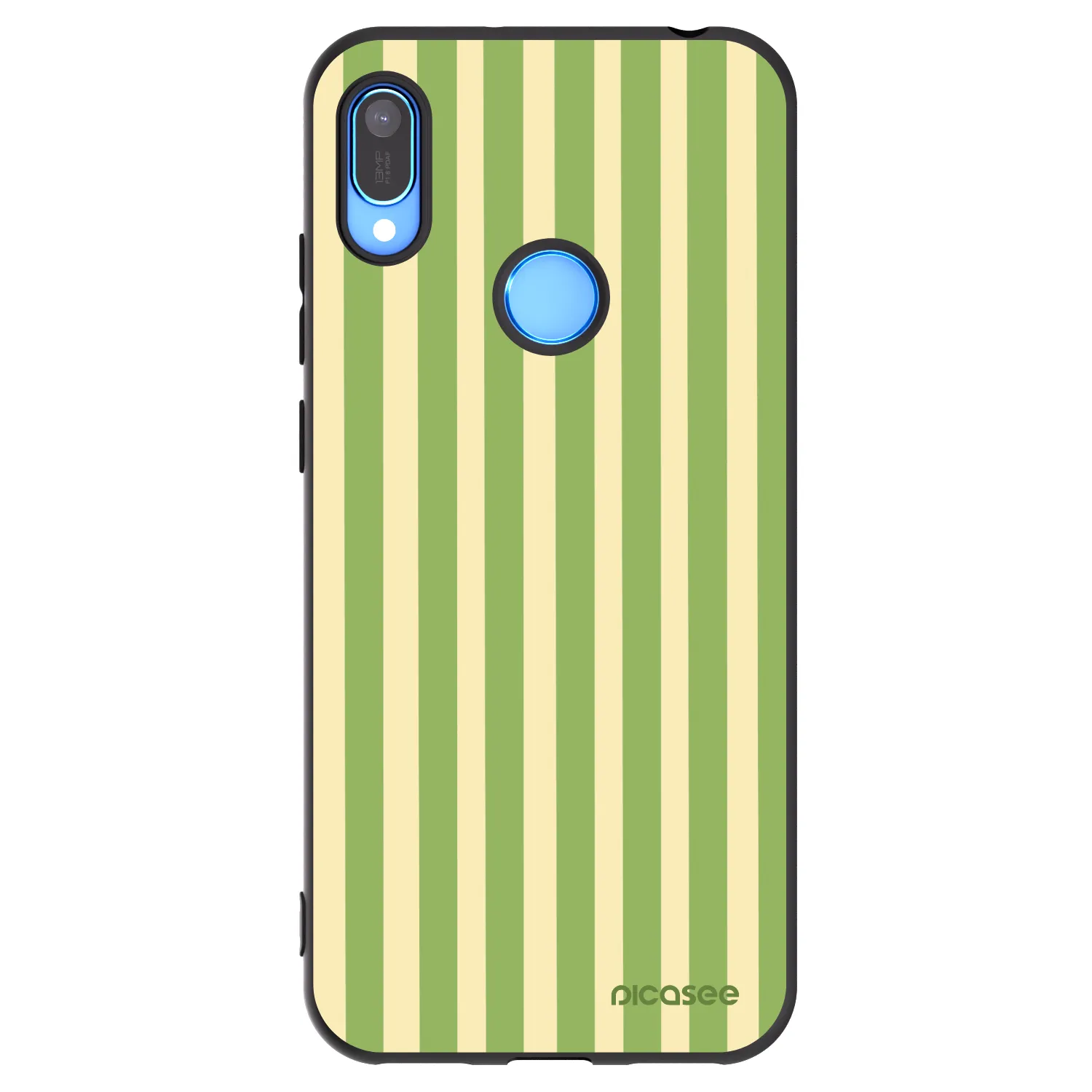 Picasee silikonový černý obal pro Huawei Y6 2019 - Lines Matcha