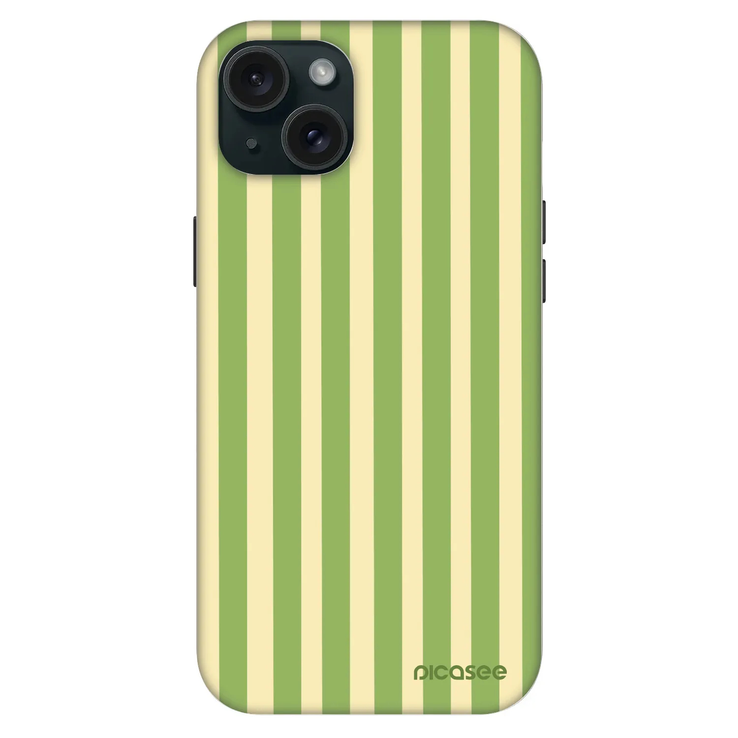 Picasee Fashion Case MagSafe Apple iPhone 15 Plus - Lines Matcha