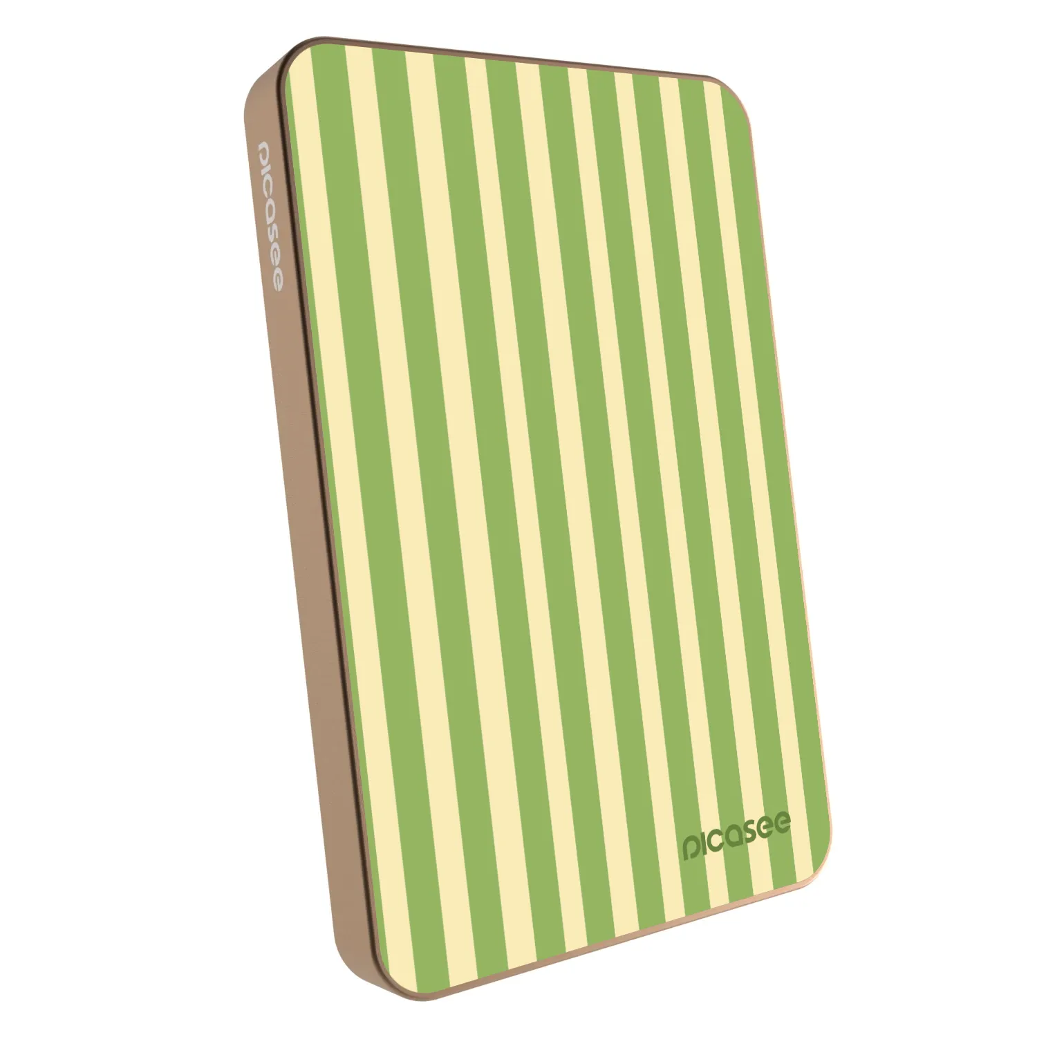 Picasee Powerbanka s MagSafe 5 000 mAh Zlatá - Lines Matcha