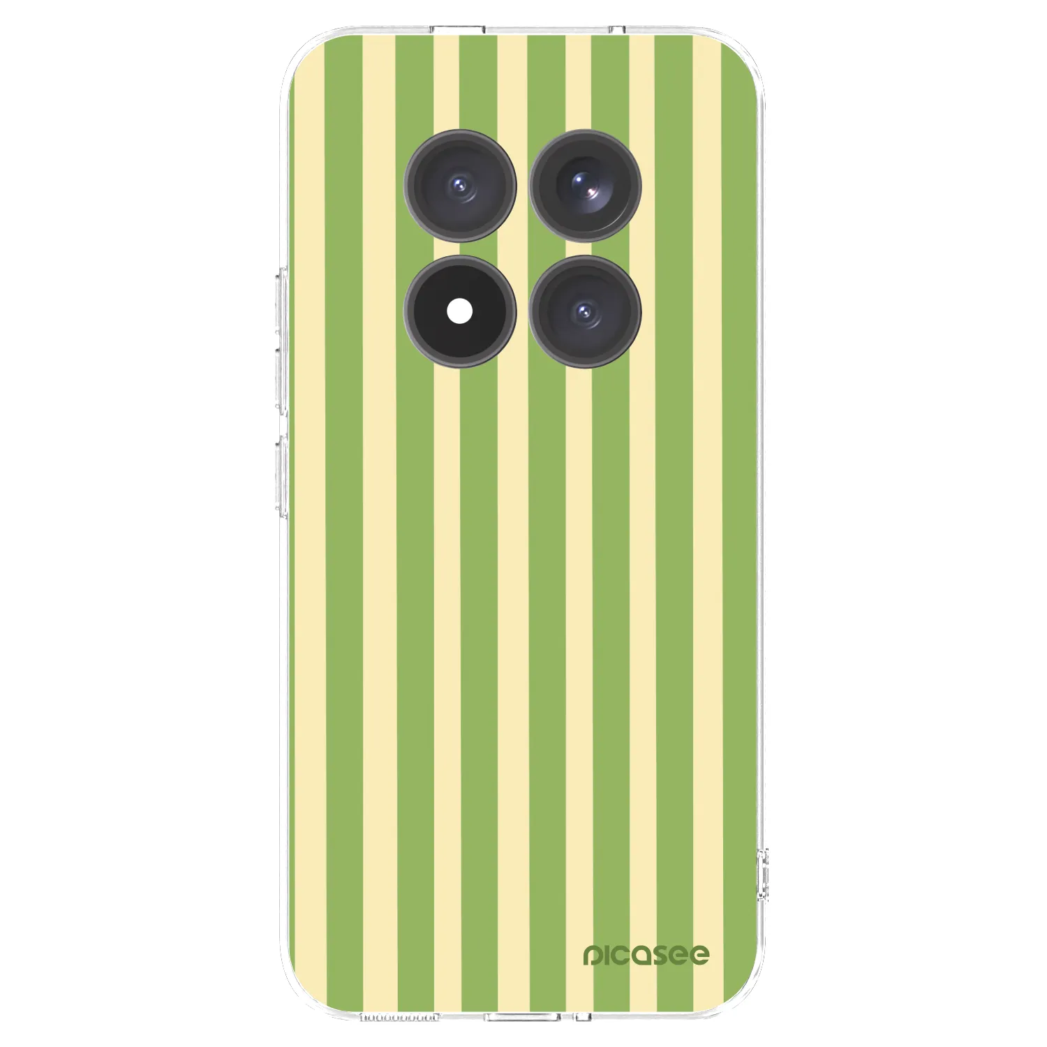 Picasee silikonový průhledný obal pro Xiaomi Redmi Note 15 Pro+ - Lines Matcha