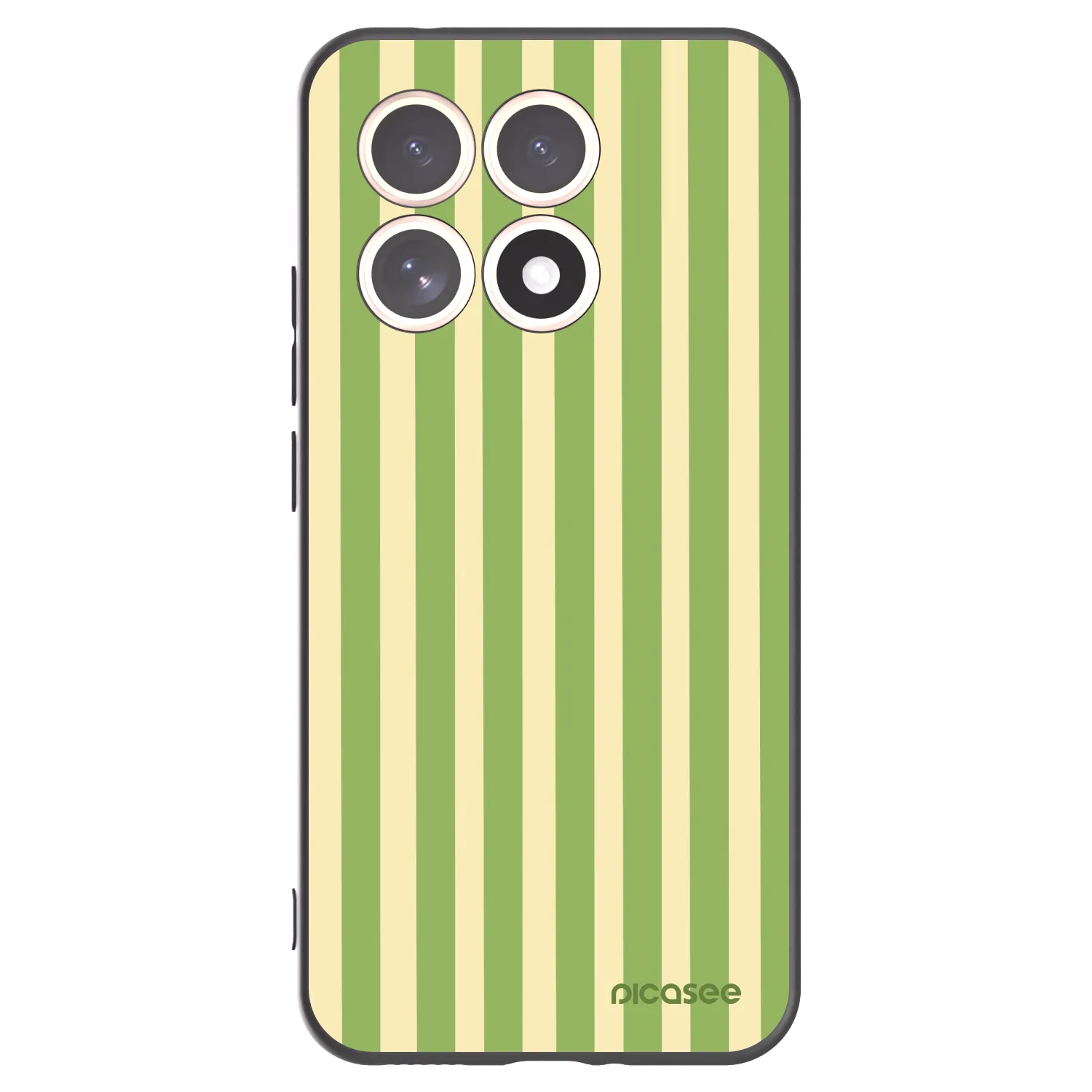 Picasee silikonový černý obal pro Xiaomi 15T - Lines Matcha