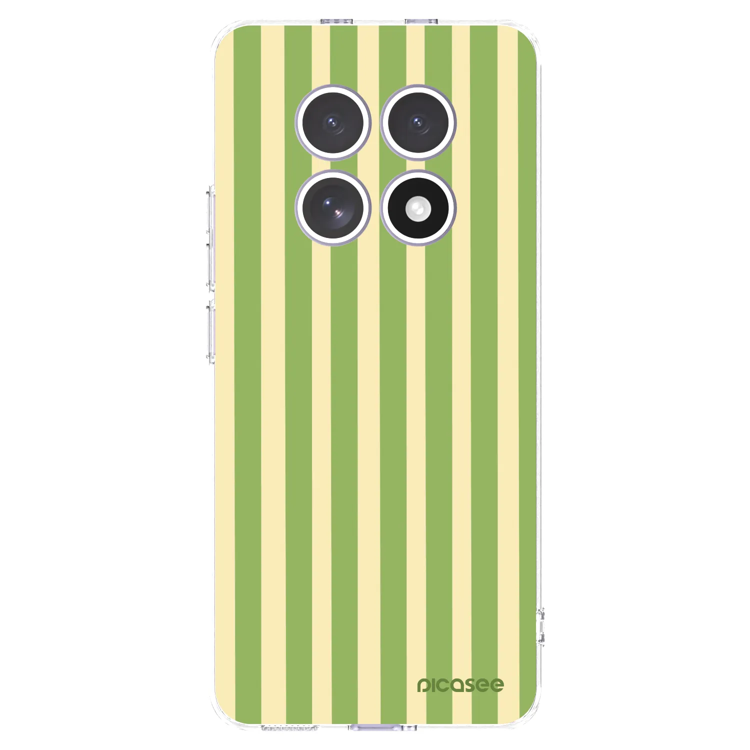 Picasee silikonový průhledný obal pro Xiaomi Redmi Note 15 4G - Lines Matcha