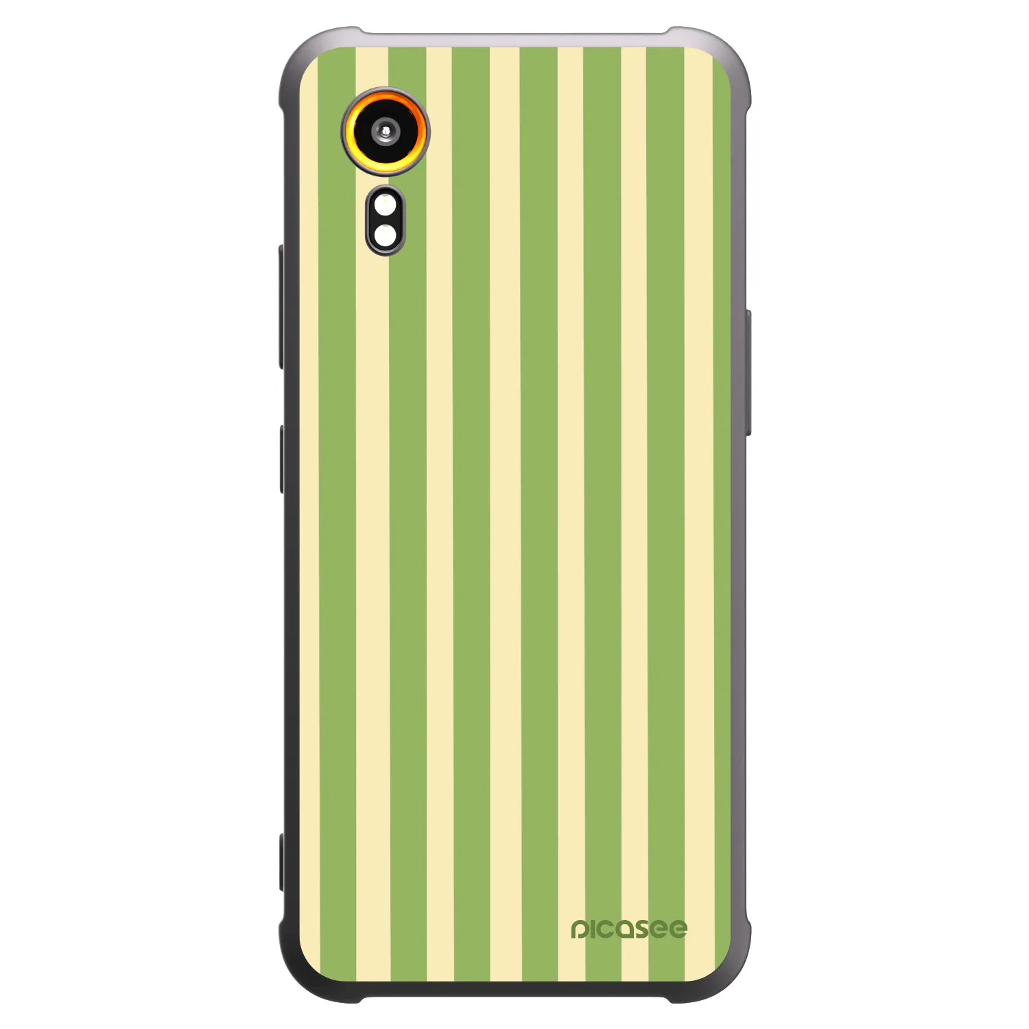 Picasee silikonový černý obal pro Samsung Galaxy Xcover 7 - Lines Matcha