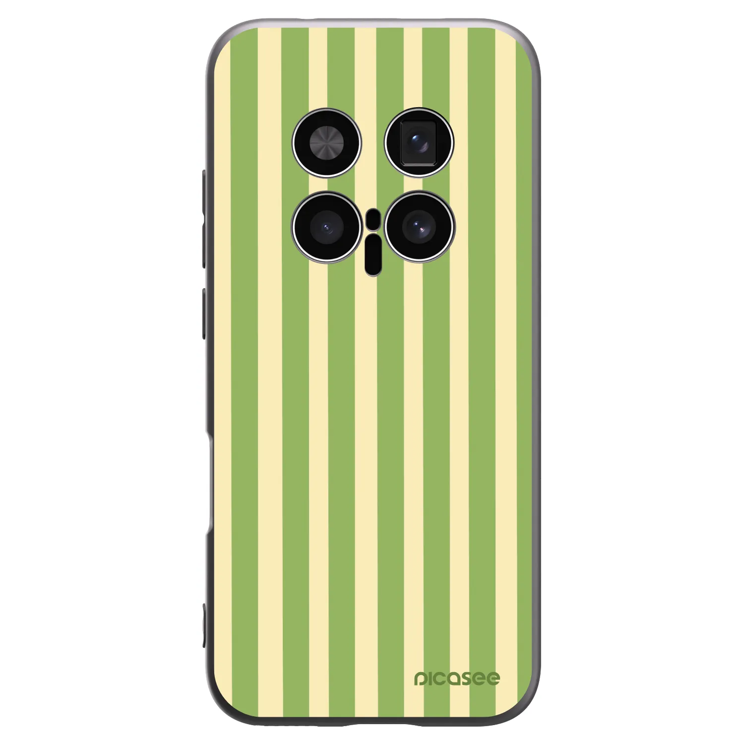 Picasee silikonový černý obal pro Honor Magic8 Pro 5G - Lines Matcha