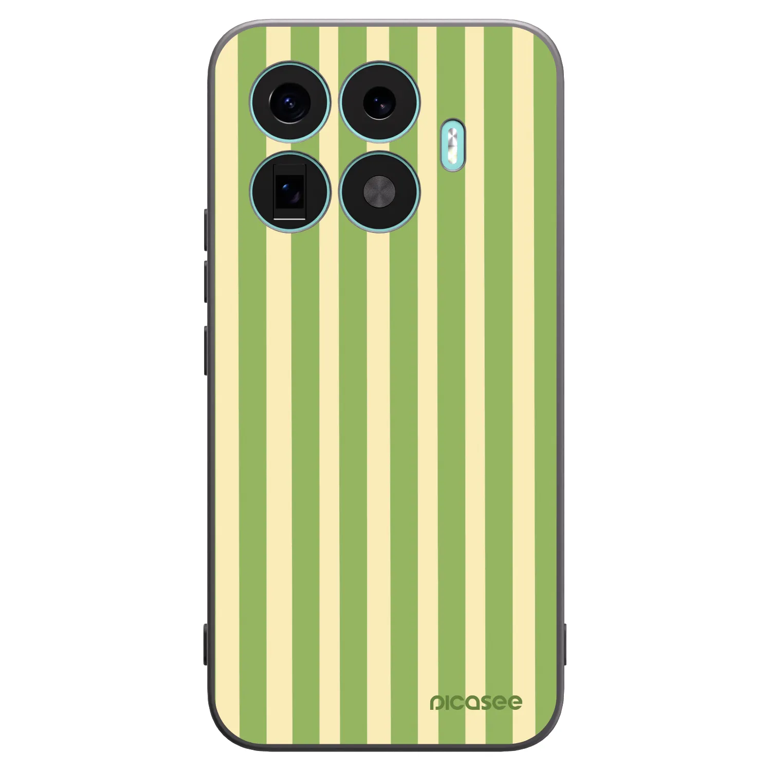 Picasee silikonový černý obal pro Xiaomi 17T Pro - Lines Matcha