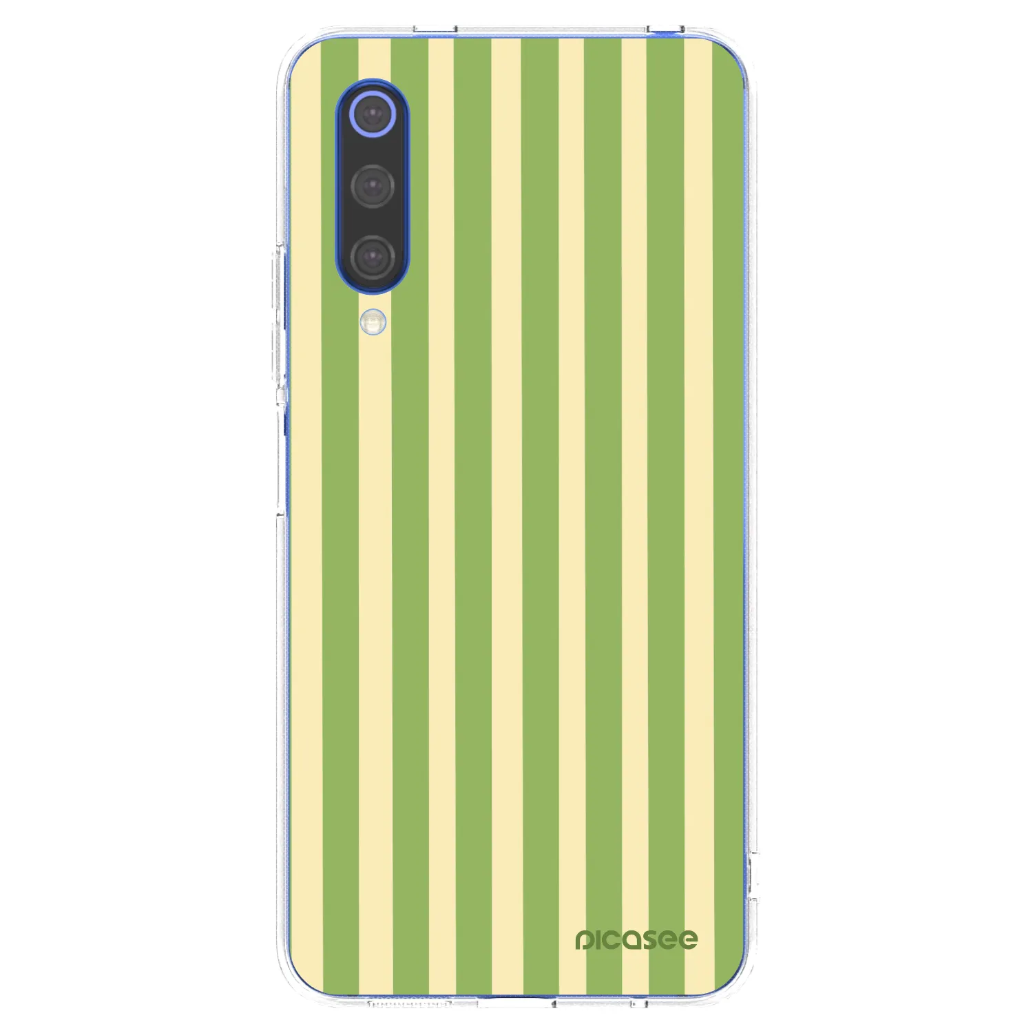 Picasee silikonový průhledný obal pro Xiaomi Mi 9 SE - Lines Matcha