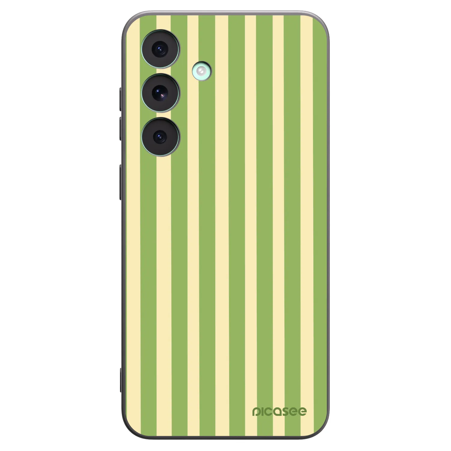 Picasee silikonový černý obal pro Samsung Galaxy S26 FE - Lines Matcha