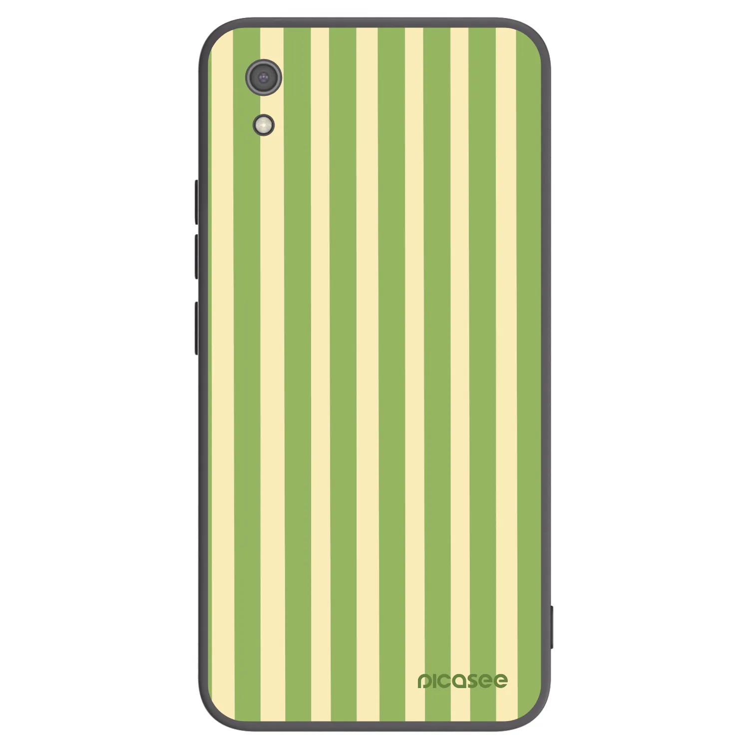 Picasee silikonový černý obal pro Xiaomi Redmi 7A - Lines Matcha
