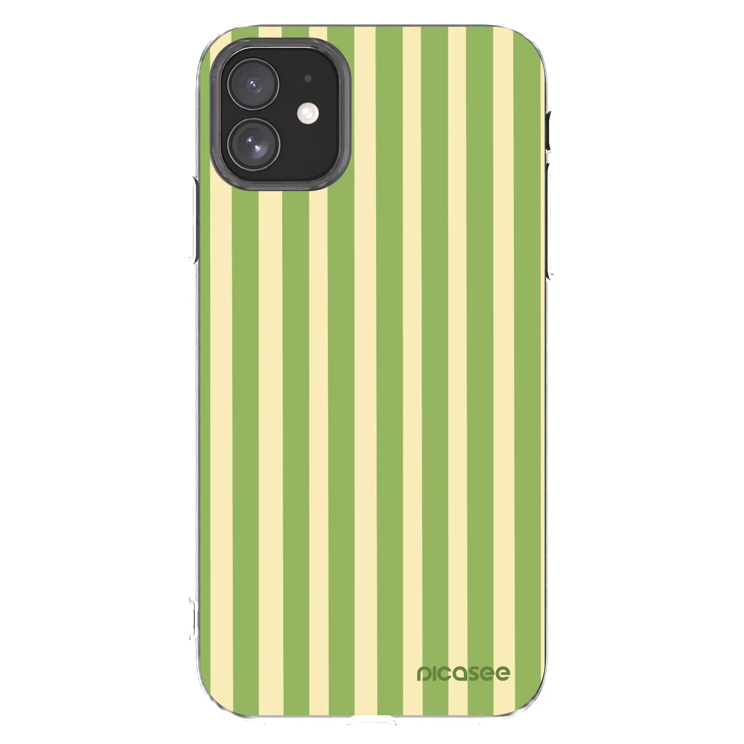 Picasee silikonový průhledný obal pro Apple iPhone 11 - Lines Matcha