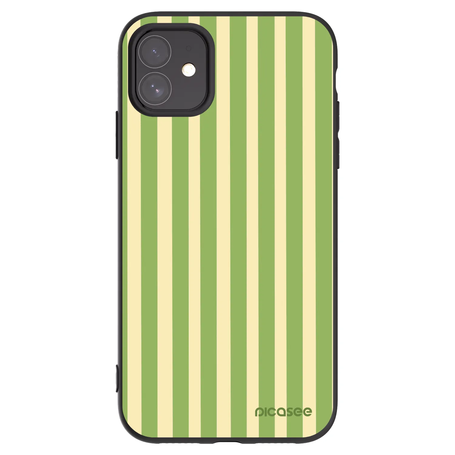 Picasee silikonový černý obal pro Apple iPhone 11 - Lines Matcha