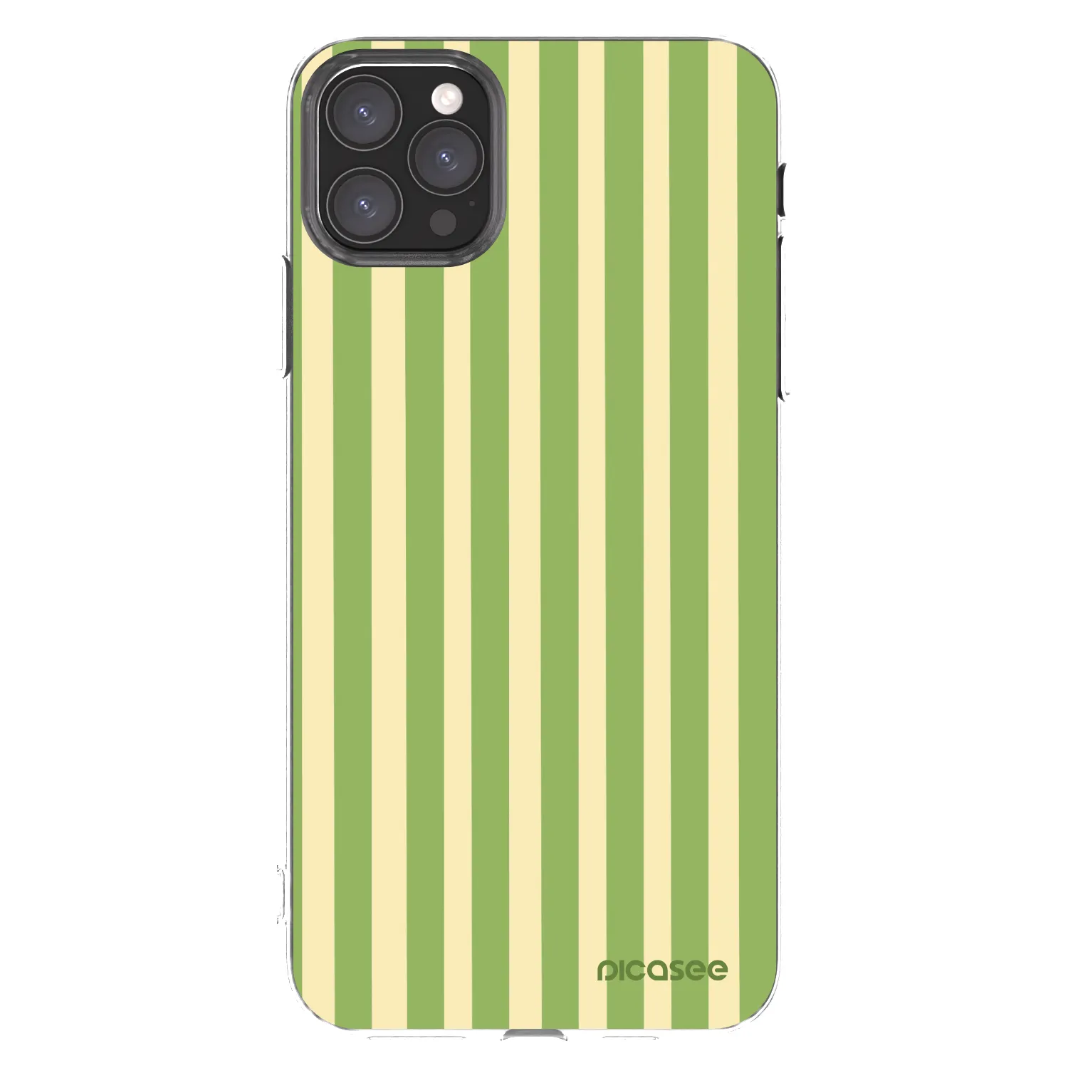 Picasee silikonový průhledný obal pro Apple iPhone 11 Pro Max - Lines Matcha