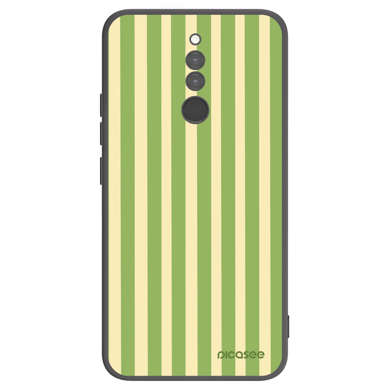 Picasee silikonový černý obal pro Xiaomi Redmi 8 - Lines Matcha
