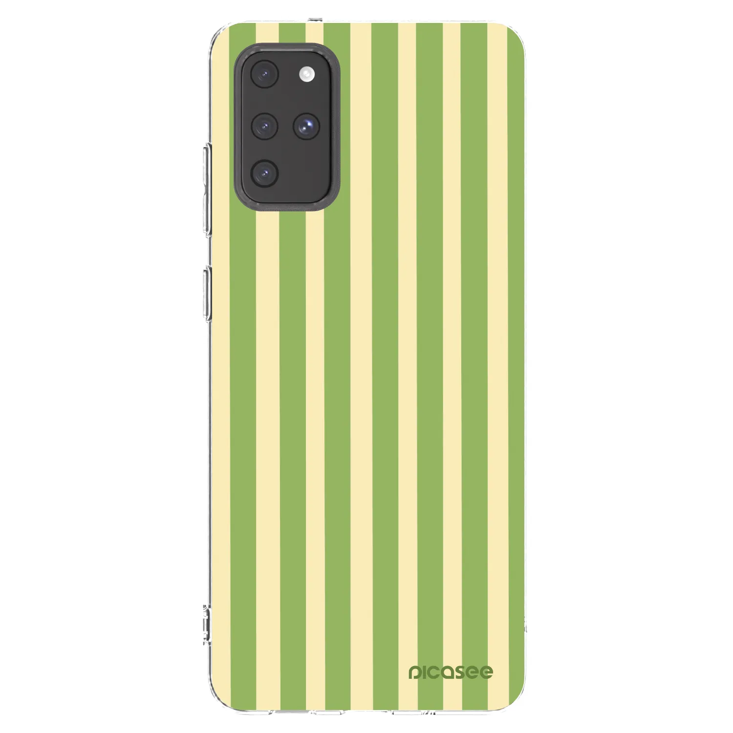 Picasee silikonový průhledný obal pro Samsung Galaxy S20+ G985F - Lines Matcha