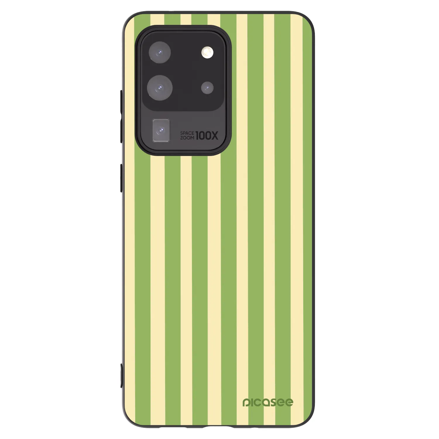 Picasee silikonový černý obal pro Samsung Galaxy S20 Ultra 5G G988F - Lines Matcha