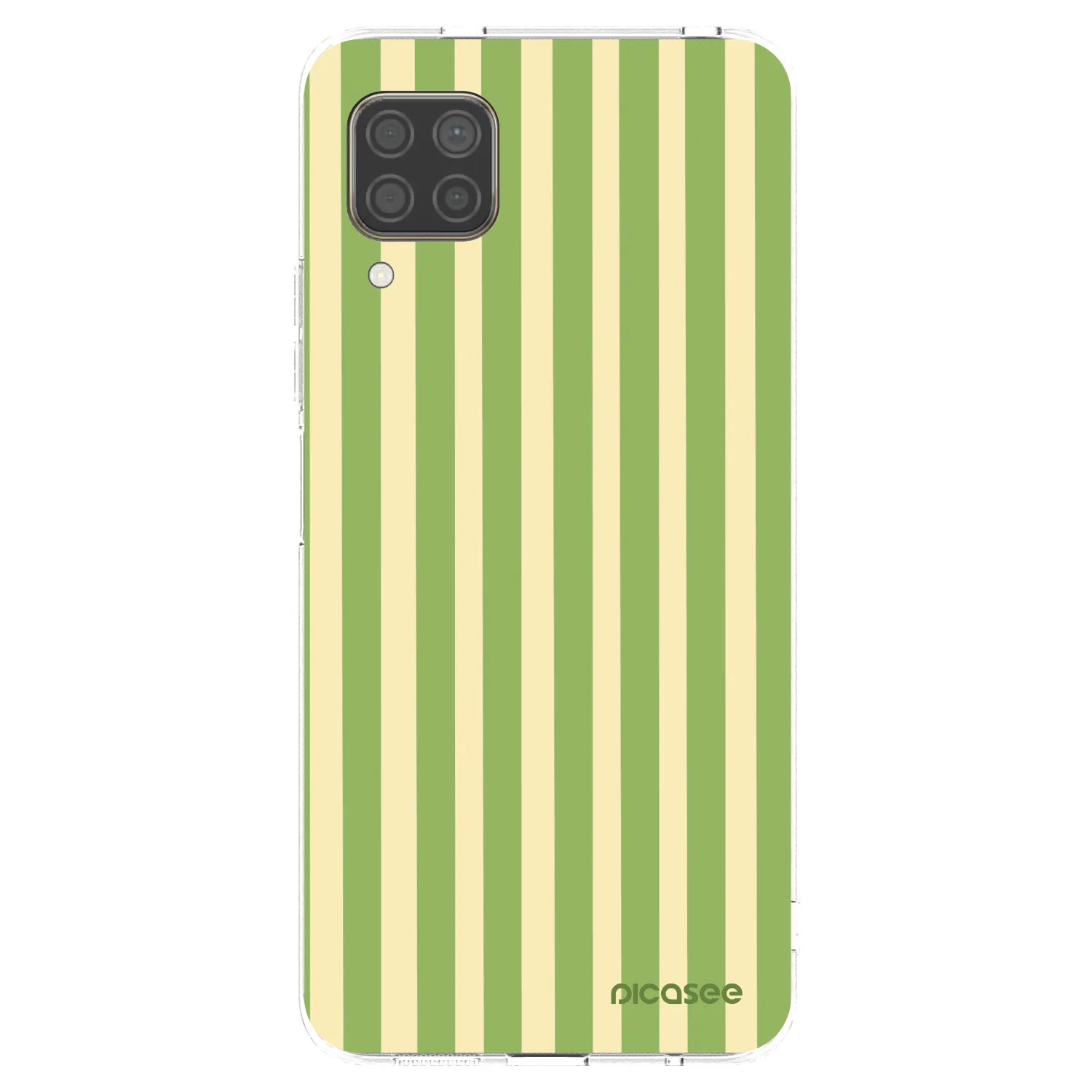 Picasee silikonový průhledný obal pro Huawei P40 Lite - Lines Matcha