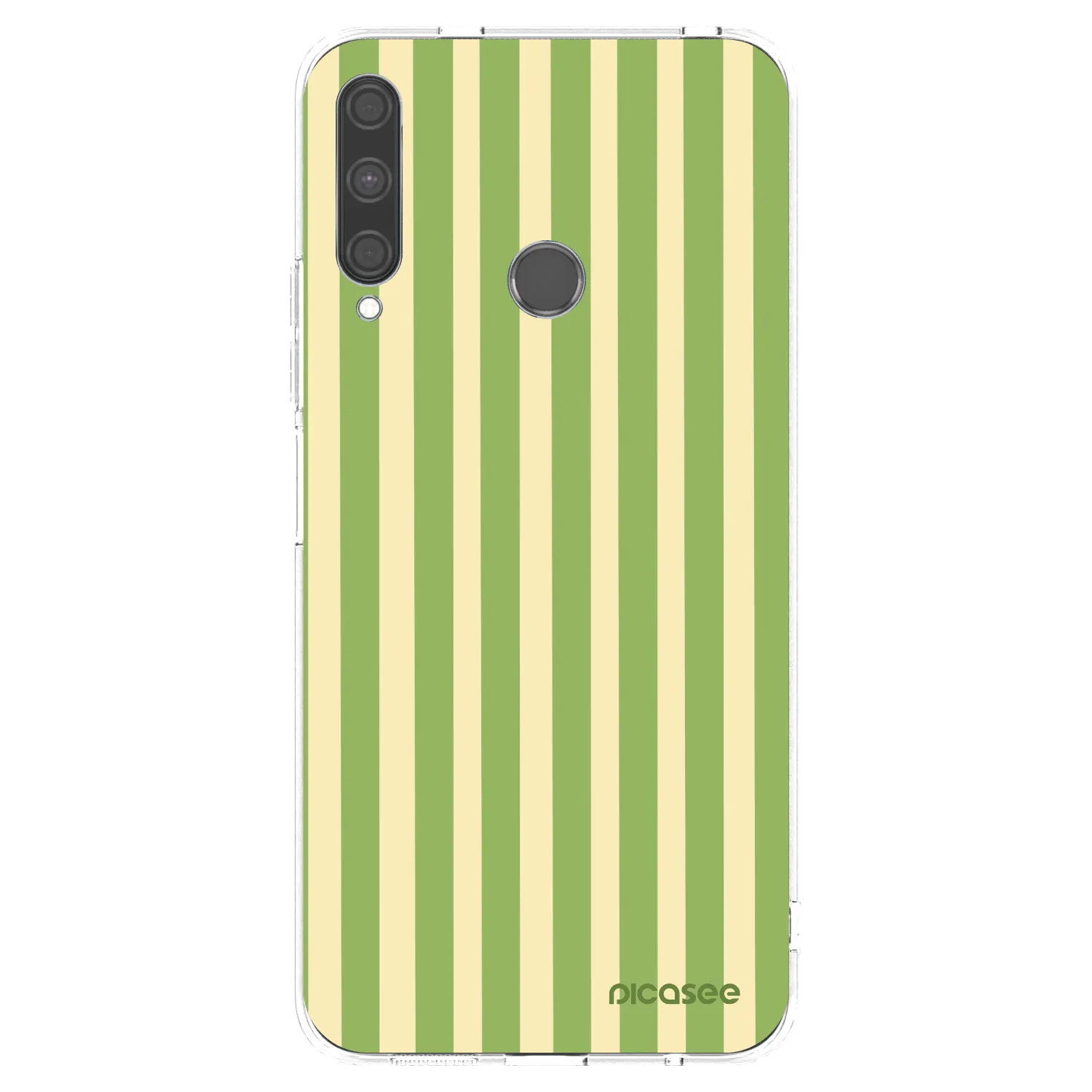 Picasee silikonový průhledný obal pro Huawei P40 Lite E - Lines Matcha