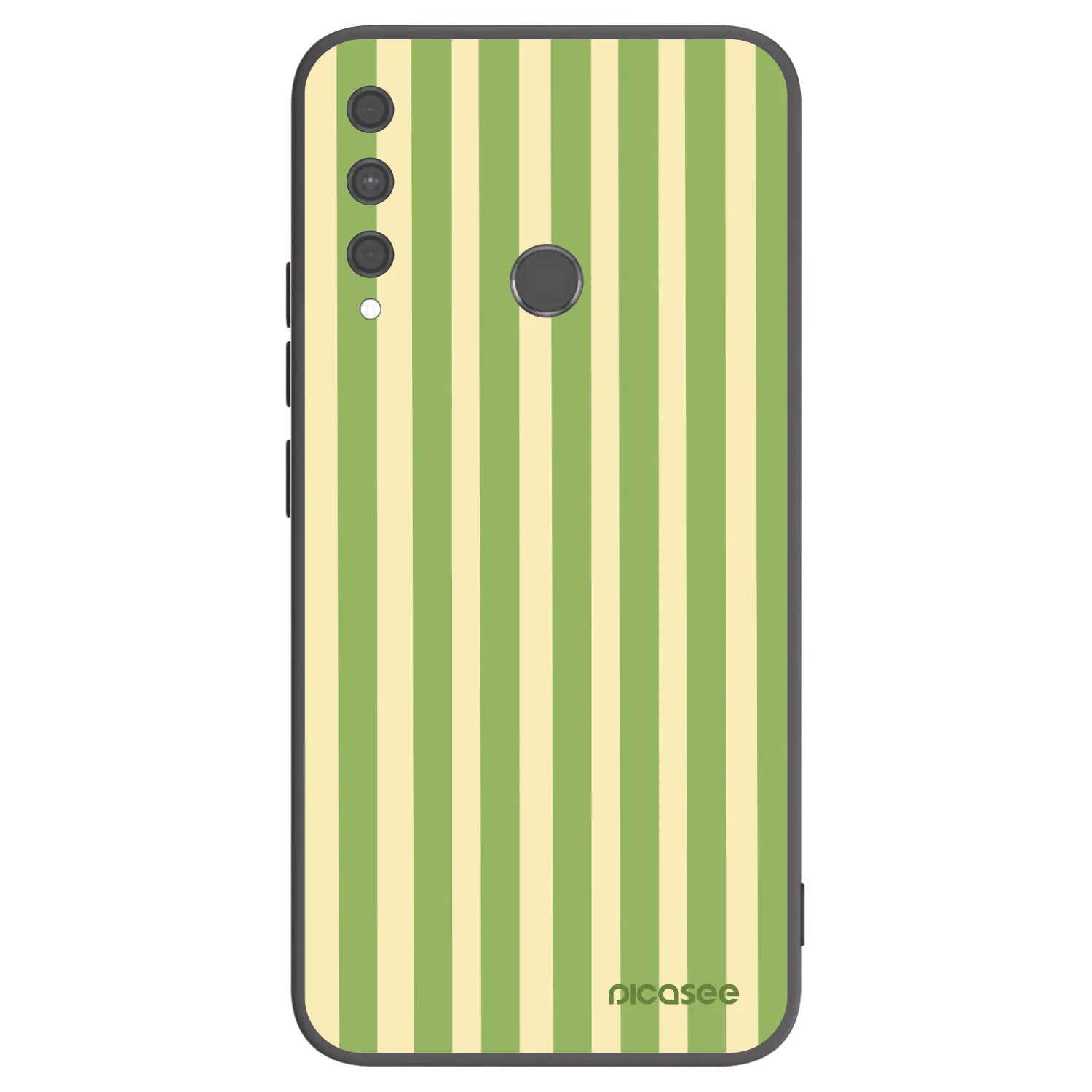 Picasee silikonový černý obal pro Huawei P40 Lite E - Lines Matcha