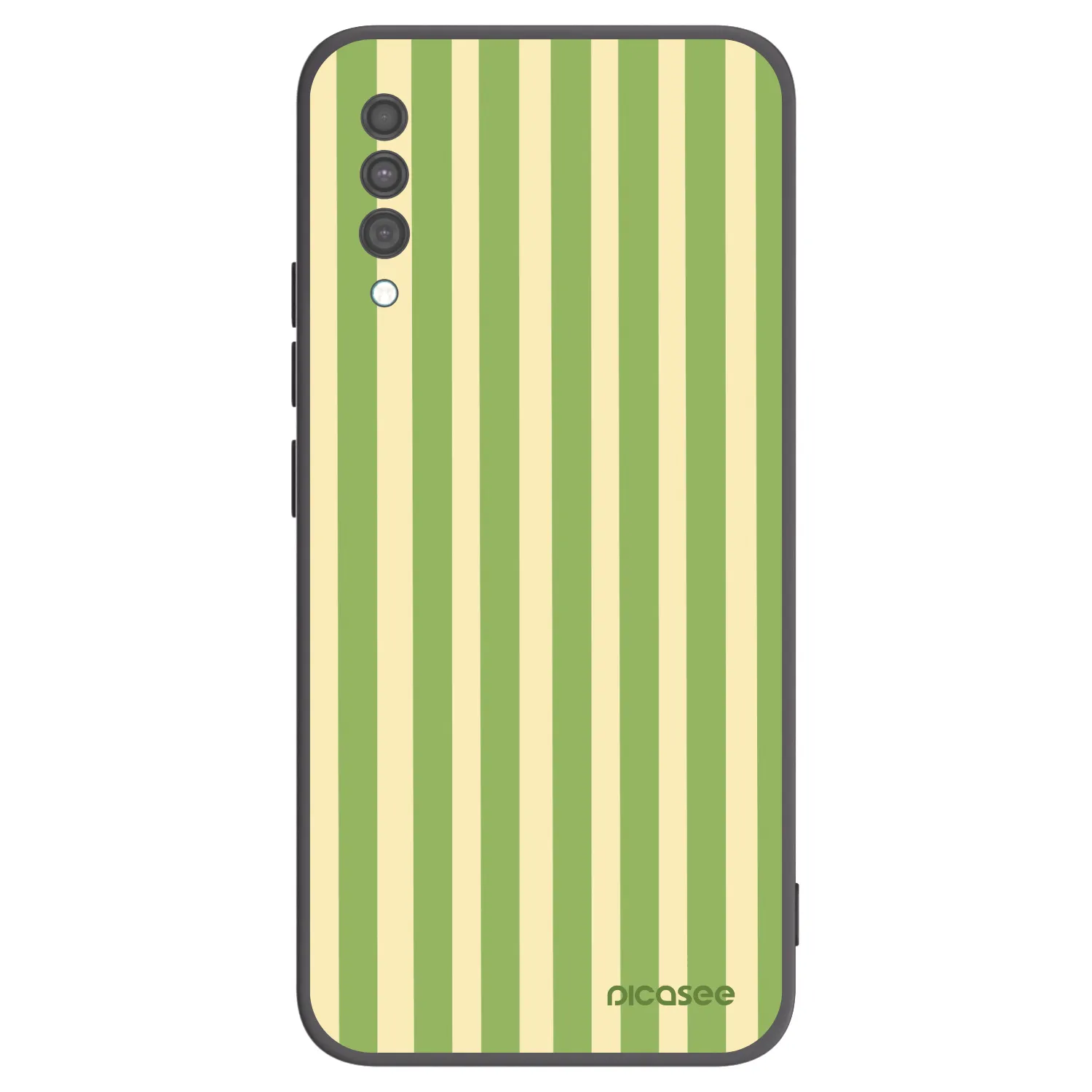 Picasee silikonový černý obal pro Samsung Galaxy A30s A307F - Lines Matcha