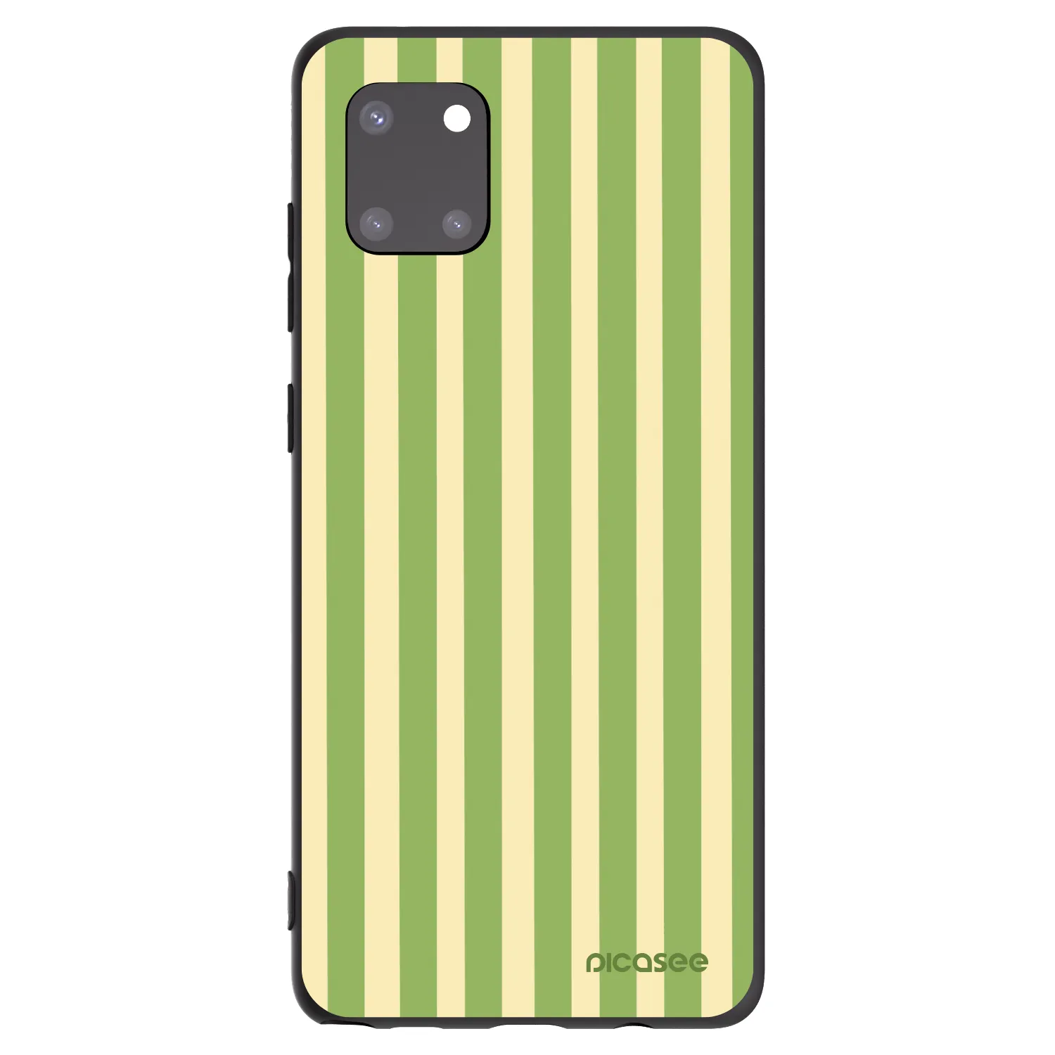 Picasee silikonový černý obal pro Samsung Galaxy Note 10 Lite N770F - Lines Matcha