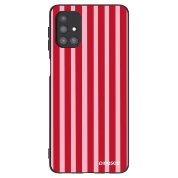Obal pro Samsung Galaxy M31s - Lines red