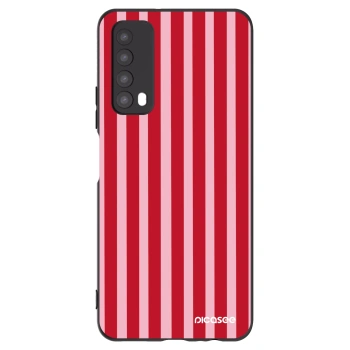 Picasee silikonový černý obal pro Huawei P Smart 2021 - Lines red