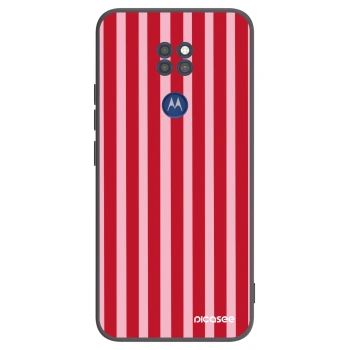 Obal pro Motorola Moto G9 Play - Lines red