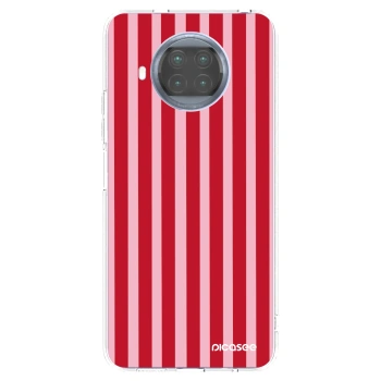 Picasee silikonový průhledný obal pro Xiaomi Mi 10T Lite - Lines red