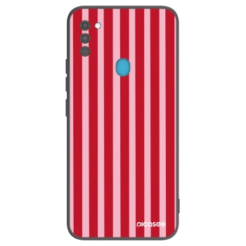 Obal pro Samsung Galaxy M11 - Lines red