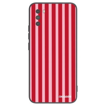Picasee silikonový černý obal pro Xiaomi Poco M3 - Lines red