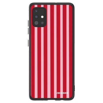 Picasee ULTIMATE CASE pro Samsung Galaxy A51 A515F - Lines red