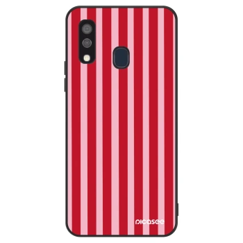 Obal pro Samsung Galaxy A40 A405F - Lines red