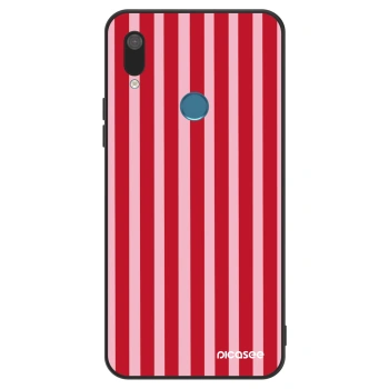 Obal pro Huawei Y7 2019 - Lines red