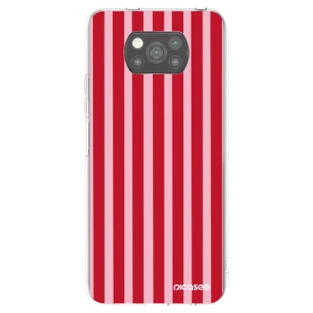 Picasee silikonový černý obal pro Xiaomi Poco X3 Pro - Lines red