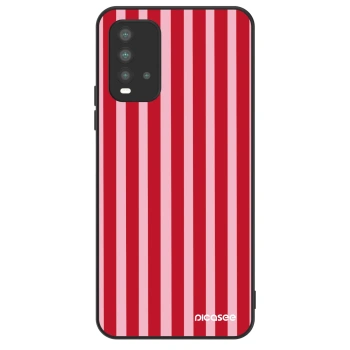 Obal pro Xiaomi Redmi 9T - Lines red