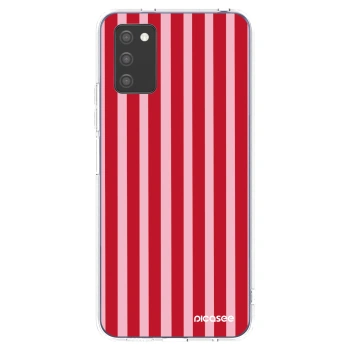 Obal pro Samsung Galaxy A03s A037G - Lines red