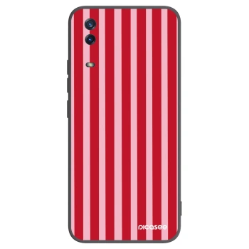 Picasee silikonový černý obal pro Vivo Y11s - Lines red