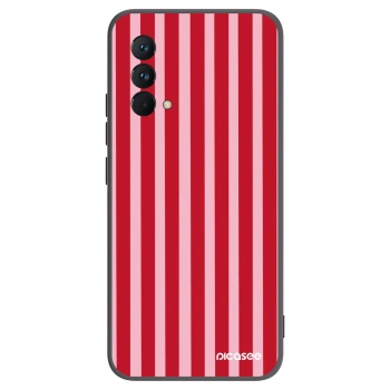 Picasee silikonový černý obal pro Realme GT Master Edition 5G - Lines red