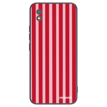 Picasee silikonový černý obal pro Realme C11 (2021) - Lines red